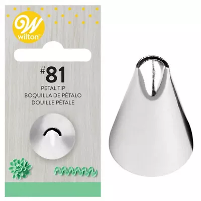 £6.28 • Buy Wilton Petal Tip #81 Nozzle Piping Buttercream Frosting Flowers Cupcake