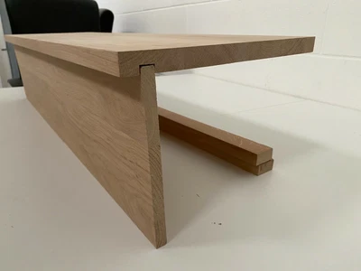 £65 • Buy Solid Oak Stair Cladding - Tread And Riser Set - Staircase Cladding