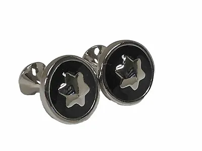 Men’s Montblanc Stainless Steel Star Shirt Cuff Cufflinks • $46.95