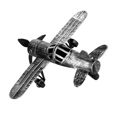 Model Airplane Vintage Iron Aircraft Handicraft Vintage Airplane Model Plane • $37.12