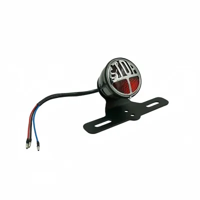 Tail Brake Light Stop Lamp With License Plate Bracket Universal Vintage Light • $15.39