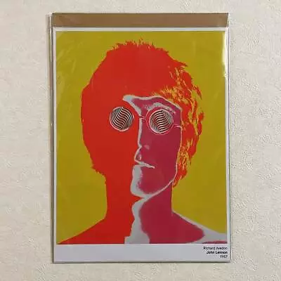Cloth Poster  The Beatles John Lennon Richard Avedon Photo With Letters Undern • $42.43