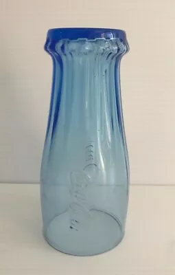 McDonald's 2013 Coca-Cola Blue Upside Down Bottle Glass - Limited Edition • $8.03