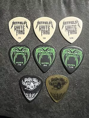 Metallica Guitar Pick Lot - White Fang/Black Fang/Papa Het • $19.99