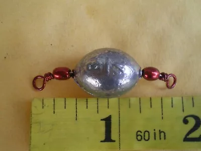 25 Pcs. Red Swivel Egg Sinkers 3/4 Oz. Good Quality/from Do-it Mold/ Striper  • $25.99