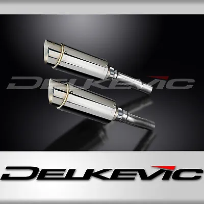 DUCATI MONSTER 620-695-800 02-08 200mm ROUND STAINLESS SILENCER EXHAUST KIT • $442.02