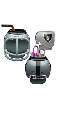 Las Vegas Raiders NFL Mini FanMug Desk Caddy Helmet Removable Cup Gray / Black • $20