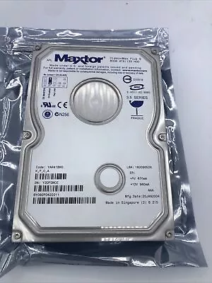 Maxtor  Diamondmax Plus 9 80GB ATA/133 Hard Disk Drive 6Y080P0 YAR41BW0 • $14.90