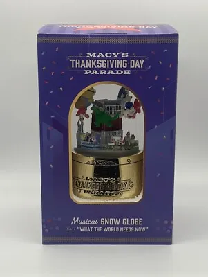 *NEW* Macy's Thanksgiving Day Parade Snow Globe 2023 - Musical Water Globe • $149.90