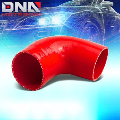 2.5  To 3  90-degree Elbow Transition Reducer 3-ply Red Silicone Hose Coupler • $11.08