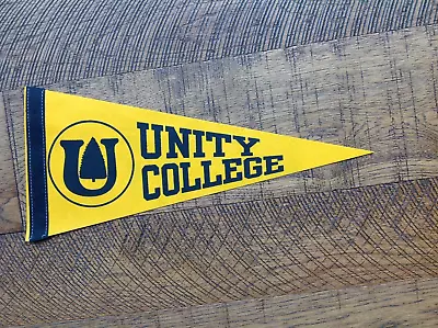 UNITY COLLEGE Pennant  The Rams  Of Unity Maine • $25