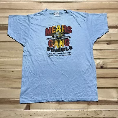 Vintage 1984 Roger Mears Gang Rumble Off Road Speedway Shirt Size Large RARE • $55.24