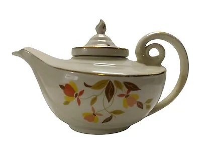 Vtg Hall's Superior Aladdin Teapot With Infuser & Lid Autumn Leaf Mary Dunbar • $21.50