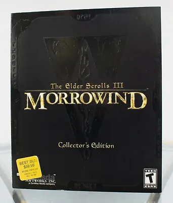 The Elder Scrolls III: Morrowind Collectors Edition PC 2002 Big Box Rare • $1000