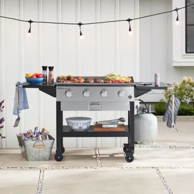$277.97 • Buy Griddle Portable Gas BBQ  4-Burner Gas Griddle 50000 BTU