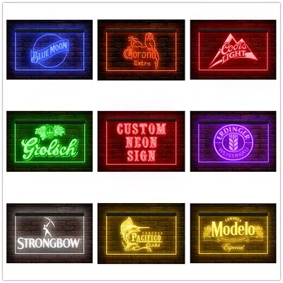 270105 Beer Home Bar Irish Pub Shop Personalized Custom Neon Sign Light Display • $203.49
