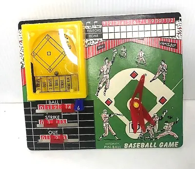 Vintage Pin-Bo Sport-o-Rama Real Action Baseball Game W/ Box • $24.95