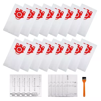 16 Pack FJM Replacement Bags For Miele Vacuum Bags Type FJM3D Efficiency Vac... • $35.44