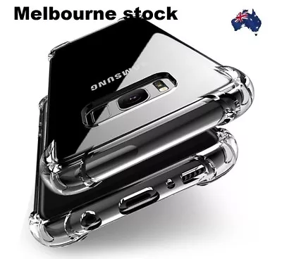 $5.74 • Buy TPU Crystal Clear 360°Soft Ultra Thin Case Cover Samsung Galaxy S10 S7 Edge S8 +