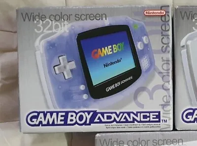 Clear Blue Nintendo Gameboy Advance Boxed • £85