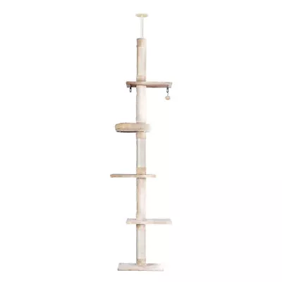 I.Pet Cat Tree 290cm Tower Scratching Cats Post Scratcher Floor To Ceiling Bed • $62.95
