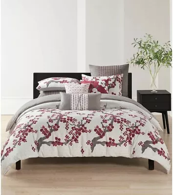 N Natori Cherry Blossom Comforter Set King Multicolored • $99.99