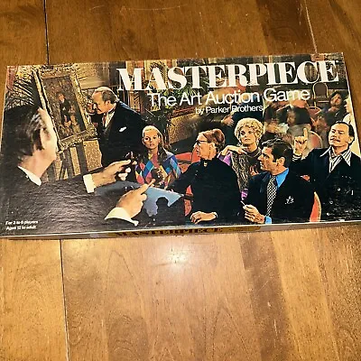 £38.33 • Buy 1970 Masterpiece - The Art Auction Game By Parker Brothers COMPLETE