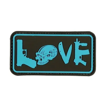 Voodoo Tactical 07-0905000000 Love Turqouise Rubber Unisex Clothing Patch • $8.91