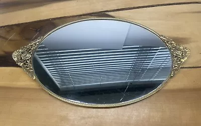 Vintage Matson Style Vanity Mirror Tray - 14  • $35