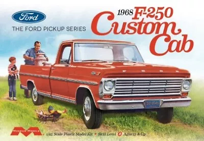 Moebius Models 2564 1:25 1968 Ford F-250 Custom Cab Pickup Truck Model Kit • $31.23