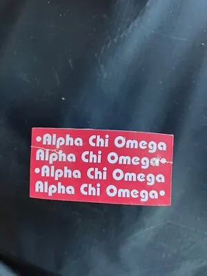 Alpha Chi Omega Memo Cube 3.5  X 3.5   250 Sheets VINTAGE RETIRED LICENSED • $4.95