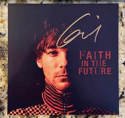 SIGNED LOUIS TOMLINSON FAITH IN THE FUTURE AUTOGRAPHED NEW CD One Direction • £50.67