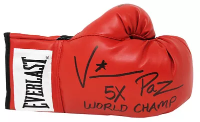 Vinny 'Paz' Pazienza Signed Everlast Red Boxing Glove W/5x World Champ -(SS COA) • $90.44