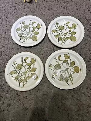 4 Midwinter Stonehenge Greenleaves Dinner Plates  27cm • £34.99