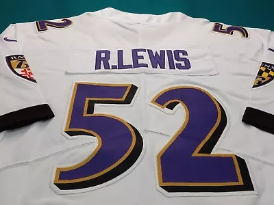 Ray Lewis Baltimore Ravens Away Jersey Original Type Sewn Quality Nfl  • $70