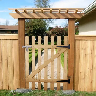 Garden Privacy Gate Pedestrian Fencing Wooden Gate Yard Porch With Fitting Latch • £78.99