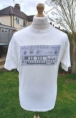$14.97 • Buy Roland Tb-303 Synthesizer Keyboard Super Premium Cotton T-shirt Xl Freepost 80s 
