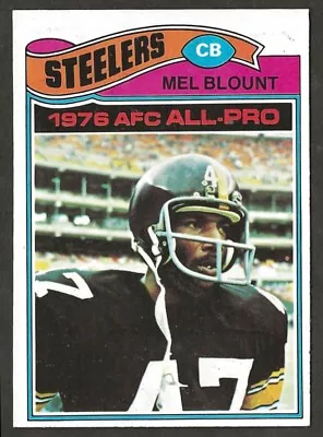 1977 Topps #180 MEL BLOUNT Pittsburgh Steelers EXMT+ To NM 12 • $1.91