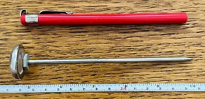 OVEN & MEAT THERMOMETER With PROTECTIVE COVER - Vintage- Kitchen Find • $4
