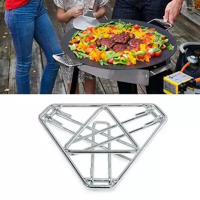 Camping Campfire Rack Tripod Mini Pot Holder Foldable Bonfire Cooking Stand • $39.60