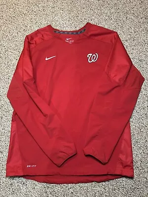 Nike Washington Nationals Dri-Fit Pullover Shirt Men’s Size: Medium • $23.55