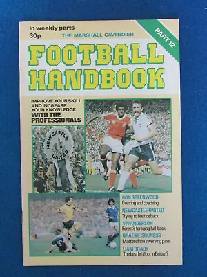 £2.99 • Buy The Marshall Cavendish Football Handbook - Part 12 - 1978