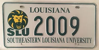 SOUTHEASTERN LOUISIANA University SLU College License Plate Roomie Lions Hammond • $89.99