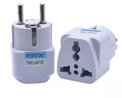 UK US AU To EU Adapter Power Electrical Socket Plug Universal For Travel • £9.62