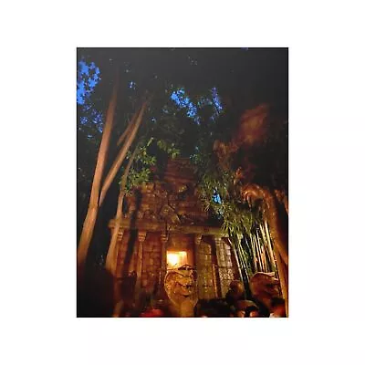 Indiana Jones Ride Temple Entrance: Disneyland Photography Satin Poster • $15.95