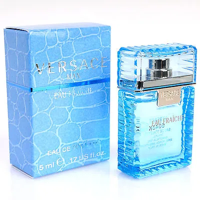 Versace Perfume Man Eau Fraiche Eau De Toilette Mini Parfum Men's Fragrance 5 Ml • $18.98