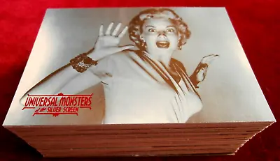 UNIVERSAL MONSTERS Of The SILVER SCREEN - Complete VINTAGE Base Set (90 Cards) • $136.26