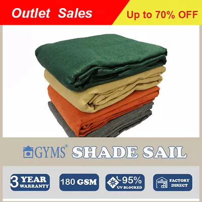$33 • Buy Shade Sail Shade Cloth Grey Gray Sun Triangle Square Rectangle  Shades