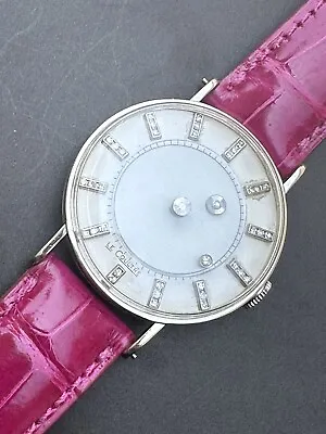 $2350 • Buy LeCoultre/Vacheron Constantin Mystery Diamond Dial Hands Watch