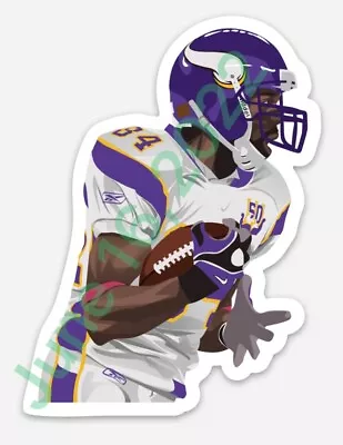 Randy Moss STICKER #81 Minnesota Vikings Character Rendering NFL Football • $5.37